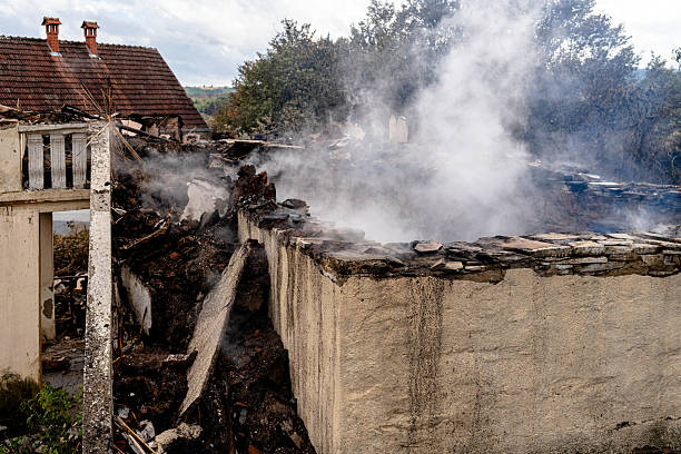 Professional Fire Damage Removal technician working in North Brunswick, NJ